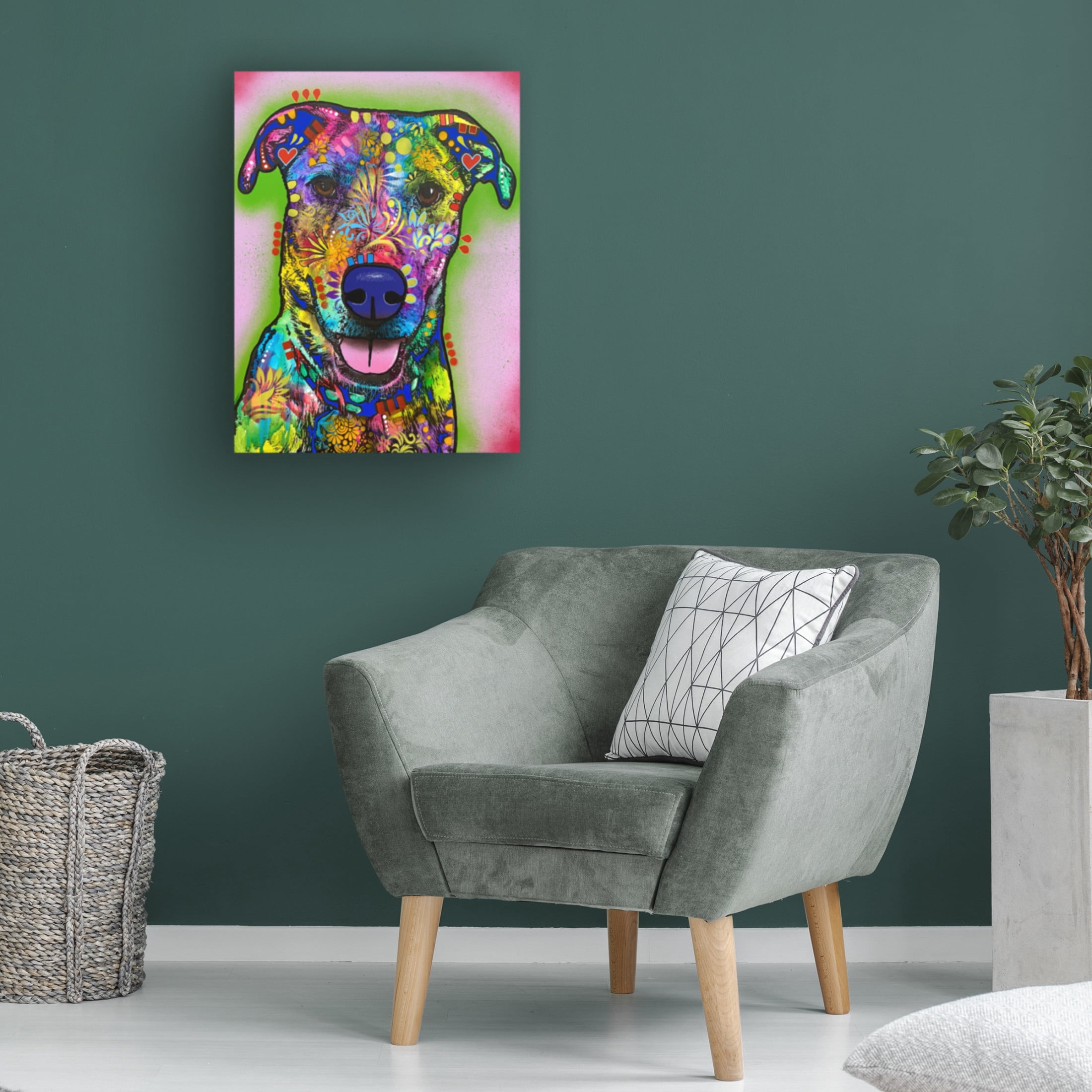 Canvas Wall Art - Dean Russo 'I Like You A Lot' Wall Art for Living Room, Bedroom, or Office Décor by Trademark Fine Art - 35 x 47 Inches