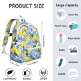thumbnail image 6 of Lemon Backpack for School,Cute School Bag,Schoolbag with Adjustable Shoulder Straps & Padded Back,13.4"x11"x4.7", 6 of 6