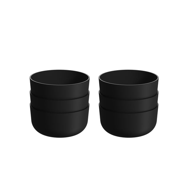SET 6 CREMERAS 300 ML COZY NEGRO PATZU COZA 10101/7008