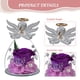 thumbnail image 3 of Ángel eterna flor rosa cubierta de cristal regalo de vacaciones decoración de rosas para amigos y familiares regalos de cumpleaños, 3 of 5