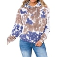 thumbnail image 1 of HIMONE Chandail à Capuche Mode à Blocs de Couleur pour Femmes Manches Longues Chandail Décontracté Ample Automne Hiver, 1 of 4