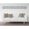 thumbnail image 4 of A1HC 24x24 Inch Square Decorative Velvet Throw Pillow Covers, Set of 2, Brown Derby – Soft, Luxurious Cushion Covers for Sofa, Bed & Home Decor, 4 of 5