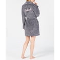 thumbnail image 3 of Jenni By Jennifer Moore Womens Embroidered Short Wrap Robe Size XS, 3 of 4