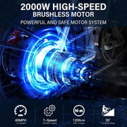 60V 27.5AH Removable Battery,2000W (Peak) Motor COSWHEEL CT20s Electric Bike for Adults, up to 40MPH,100 Miles . Electric Motorcycle, 20 Fat Tire ,with APP UL2849