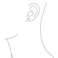 thumbnail image 3 of Bling Jewelry Womens Tiny Pink Crystal Accent Kitten Cat Stud Earrings .925 Sterling Silver, 3 of 5