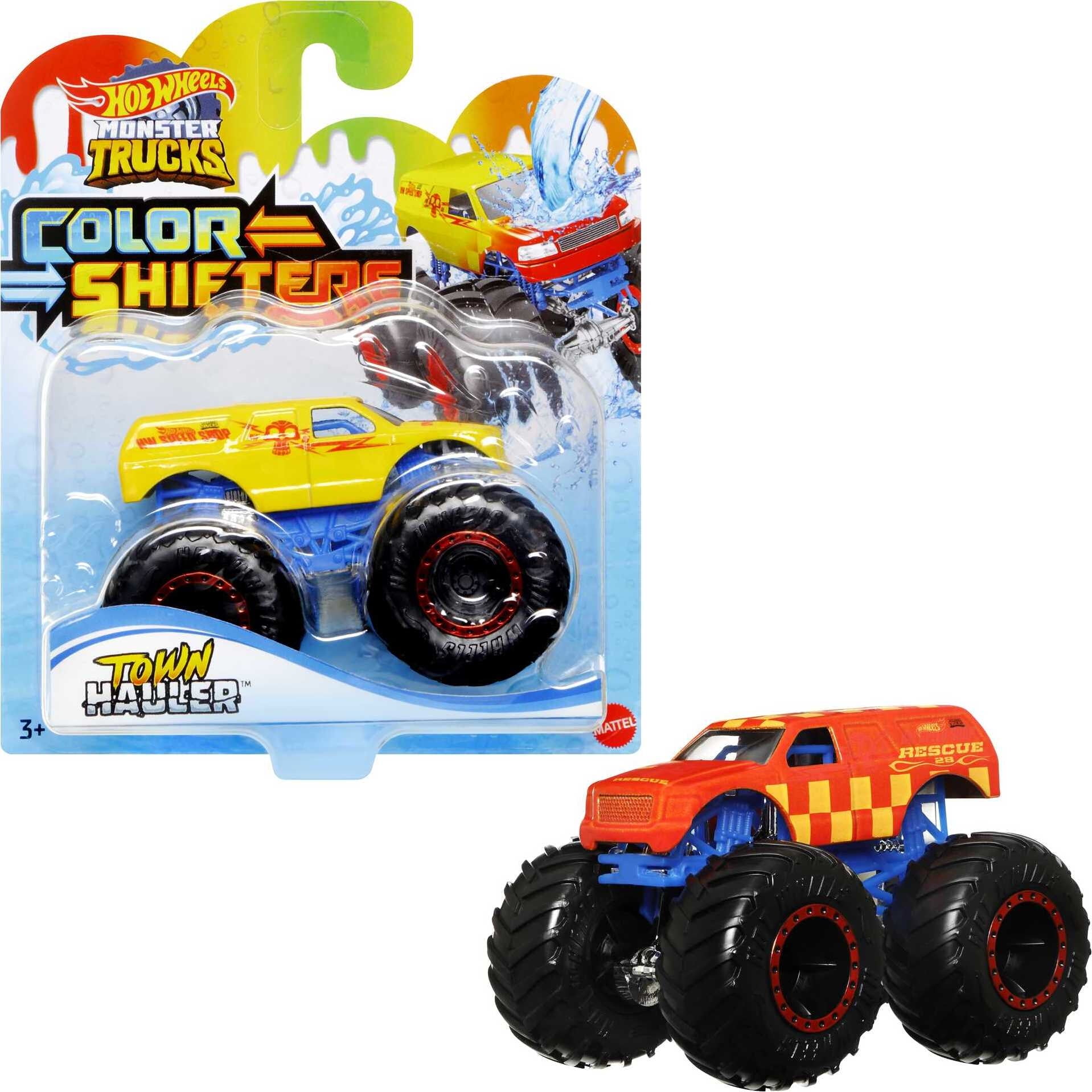 Hot Wheels Pista Monster Trucks Color Shifters Playset Mattel - HGV14