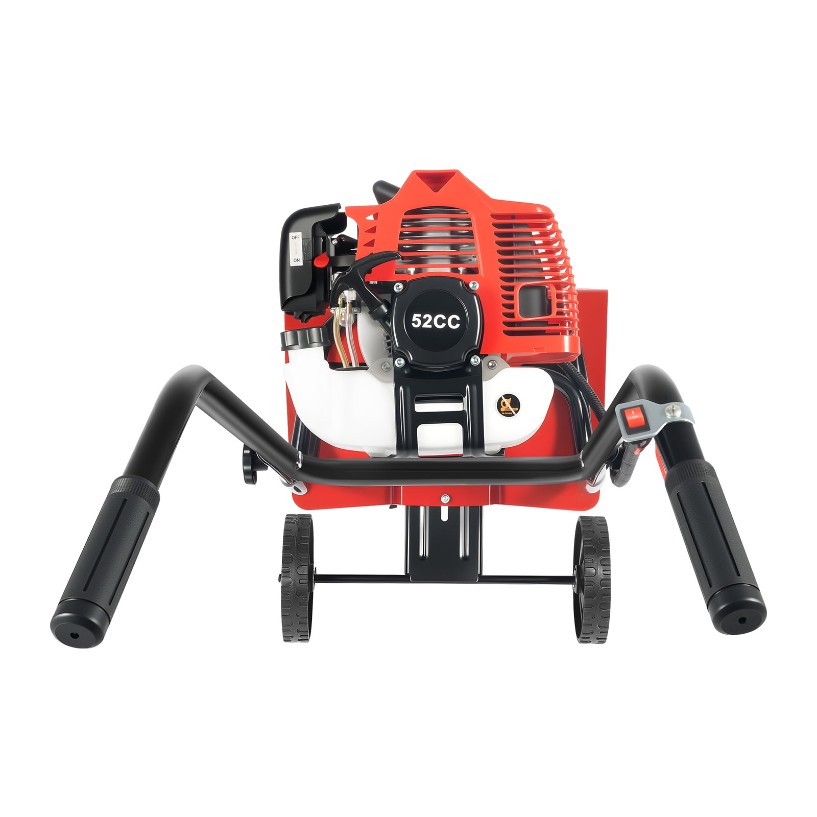 Commercial 52cc Heavy Duty Tiller Gas Powered Tiller Soil Cultivator 2 Stroke