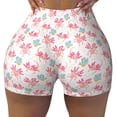 thumbnail image 2 of Balery Cute Axolotl Pantalones cortos de entrenamiento estampados para mujer, sin costuras, ajustados, para gimnasio, yoga, correr, deportes, ejercicio activo, fitness.-Small, 2 of 8
