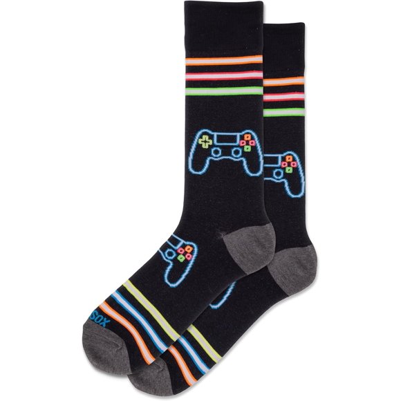 Hot Sox Men's Fun Pop Culture & Celebration Crew Socks-1 Pair Pack-Cool & Funny Gifts