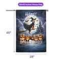 thumbnail image 5 of Happy Halloween Airedale Terrier Witch Pumpkins Bats House Flag 28x40in Double Sided Dale Waterside Dog Lover Outdoor Decor - 13012, 5 of 5
