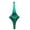 Teal, variant on Vickerman 8" Teal Candy Glitter Drop Christmas Ornament