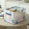 thumbnail image 1 of Qiopertar Clearance Home Decor Steel Frame Sundries Book Storage Basket Desktop Cosmetics Storage Box Snack Storage Box Home Kitchen Storage under $2 Saving Up To 99% Off, 1 of 9