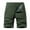 Army Green, variant on Njagoc3 Mens Denim Shorts, Stretch Fabric, Slim Fit for Summer Casual Outings & Music Festival Looks