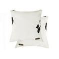 thumbnail image 1 of COUSSINS TORINO KOBE EN PEAU DE VACHE 18"X18" 2 PQT, 1 of 2