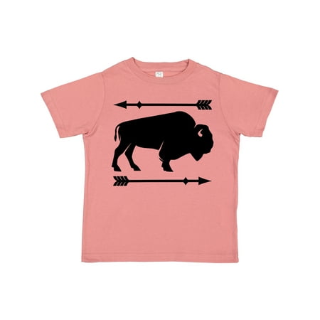 

Inktastic Buffalo Cute Animal Western Gift Toddler Boy or Toddler Girl T-Shirt