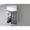 thumbnail image 3 of Better Homes & Gardens Brushed Golden Aluminum Frame Wall Mount Mirror Medicine Cabinet, 3 of 8