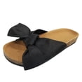 thumbnail image 4 of Dakaela Flat Sandals for Women Bowknot Comfortable Slip on Beach Slide Slippers Summer Shoes Size 4-12, 4 of 5