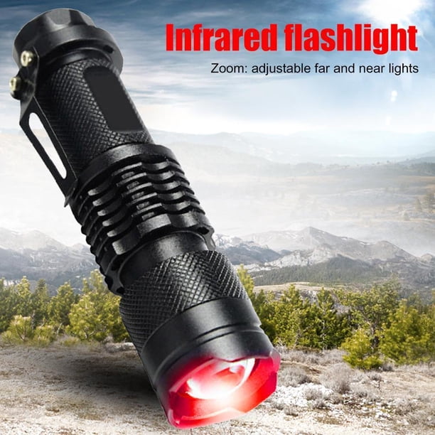 850 nm LED ALUMINUS ALEAY INFROLED Linterna IR IR Night Vision Torca de caza Multifunción Socadas largas Caza de lámpara