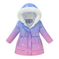 thumbnail image 1 of Manteau d'Hiver Garçon et Fille Taille Haute Long Col à Capuche Veste en Coton, 1 of 8