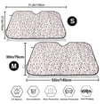 thumbnail image 3 of Fotbe Cute Rabbit Car Windshield Sunshade | Sun Visor Protector Front Window Shade, Keeps Out UV Rays, Keeps Your Vehicle Cool-Small, 3 of 7