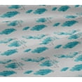 thumbnail image 4 of oneOone Cotton Jersey Turquoise Blue Fabric Geometric & Mandala Watercolor Sewing Fabric By The Yard Printed Diy Clothing Sewing Supplies 58 Inch Wide, 4 of 4