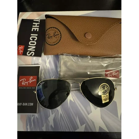 Ray&-Ban-RB3025-Aviator-Sunglasses-with-Polarized-Lenses---Green-Classic-G-15