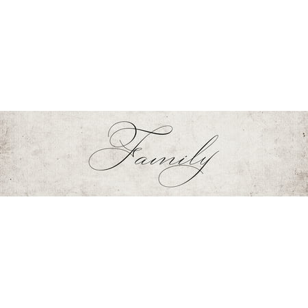 Family Farmhouse Style Metal Country Sign 5x18 Inches Plastic Wall