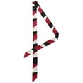 thumbnail image 1 of INSPIRE CHIC Foulards à Rayures Fines pour Femmes, Longues et Étroites, Rouge, 1 of 6