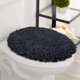 thumbnail image 1 of Cubierta de Tapa del Inodoro Luxurux, Asiento de Felpa Extra-Suave en la Nube Lavable Con Lana de Microfibra Estándar Cubias de Tapa de Inodores para Lavavajillas y Secado A Mácina de Baño. LuxUrux tapetes para baño, 1 of 1