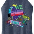 thumbnail image 3 of Hey Arnold! - Retro Arnold and Gerald - Juniors High Neck Tank Top, 3 of 5