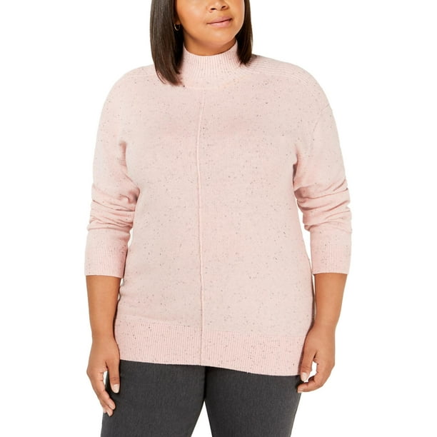 Download Karen Scott - Karen Scott Womens Plus Seam Front Mock Neck ...