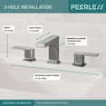 thumbnail image 3 of Peerless Xander Two Handle Widespread Bathroom Faucet in Chrome P3519LF, 3 of 4
