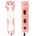 thumbnail image 1 of Long cat pillow animal doll plush toy 90cm pink, 1 of 7