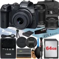 thumbnail image 1 of Canon EOS R7 Mirrorless Camera with RF-S 18-45mm + 18-150mm Lens + 64GB Memory Card + Case + ZeeTech Accessory Bundle, 1 of 9