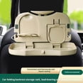 thumbnail image 5 of 1Car Back Seat Folding Table Storage Organiser Drink Tray Food Holder, 5 of 7