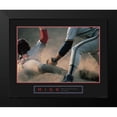 thumbnail image 2 of Frontline 14x12 Black Modern Framed Museum Art Print Titled - Risk - Baseball, 2 of 5
