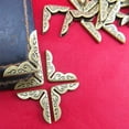 thumbnail image 2 of 60Pcs 14MM DIY Album Folders Crafts Scrapbook Antique Bronze Book Corner Protector, 2 of 7
