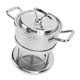 thumbnail image 5 of Estufa De Olla Caliente, Estufa De Fuego Individual De Acero Inoxidable Con Calefacción Uniforme, Fácil De Usar, Mano De Obra Fina, Resistente Al óxido Con Tapa Para El Hogar, 5 of 7