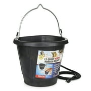 12 Qt Heated Flat-Back Rubber Bucket