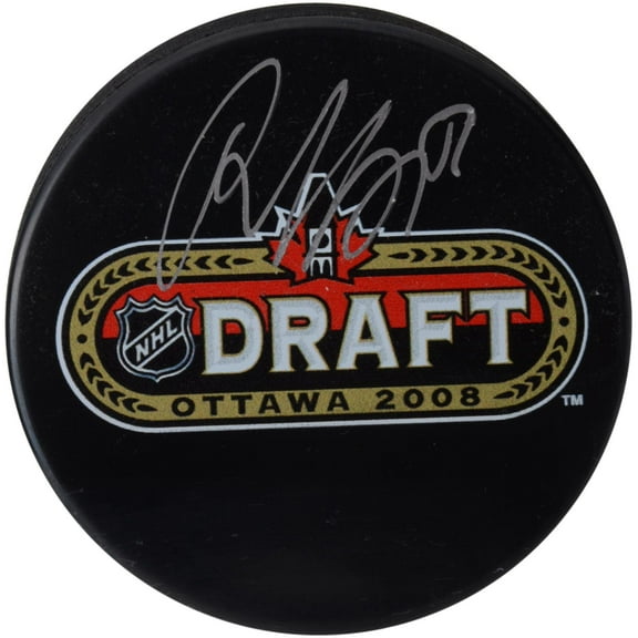 Roman Josi Nashville Predators Autographed 2008 NHL Draft Logo Hockey Puck - Fanatics Authentic Certified