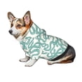 thumbnail image 7 of Fotbe Hand Drawn Snake Print Small Dog Sweater Hoodies Pet Grey Hooded Soft Fleece Sweatshirts with Pocket Fall Winter Puppy Cat Sweaters Warm Clothes-X-Small, 7 of 7