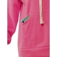 thumbnail image 4 of A2Y Women's Relax Fit Kangaroo Phone Pockets Hoodie Sweatshirts Hot Pink S, 4 of 5