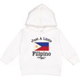 thumbnail image 2 of Inktastic Just a Little Filipino Toddler Hoodie, 2 of 4