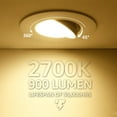 thumbnail image 5 of TORCHSTAR High CRI 10W 5/6inch Gimbal Recessed Light Retrofit Kit 75W Equivalent, Energy Star UL Classified Light, 5 of 5