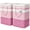 Pink, variant on TIJITY 2 Pack Freestanding Laundry Basket, Waterproof & Large Laundry Hamper, Collapsible Clothes Hamper with Reinforced Handles for Family and Dorm, Bathroom, 75L