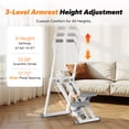 thumbnail image 3 of MERACH Máquina de Ejercicios Stair Stepper, Máquina de Pasos de Entrenamiento en Casa Compacta de 3 Niveles de Resistencia con Manillar Ajustable, 3 of 9