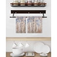 thumbnail image 3 of Blue Grey Forest Kitchen Dish Towels for Drying Dishes Set of 3, Grey Modern Art Oil Painting Waffle Weave Microfiber Hand Tea Bathroom Towels Quick Dry & Absorbent Towel 15.7x23.6, 3 of 7