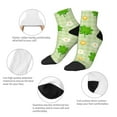 thumbnail image 6 of Bingfone St Patrick'S Day11 Design Patterned Men'S Women'S Casual Cotton Socks, 6 of 9