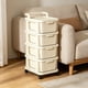 thumbnail image 1 of Rolling Storage Carts With Drawers Plastic Storage Drawer Unit With Wheels Mobile Organizer Carts For Snacks Toys, 1 of 6