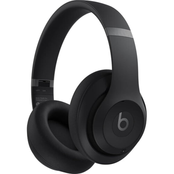 Restored Beats Solo Pro Wireless Noise Cancelling On-Ear Headphones with Apple H1 Chip, Transparency Mode Black